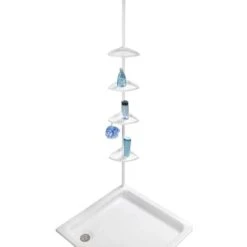 Wenko Teleskop-Regal Opal Stahl Weiß Lackiertes Metall 19,5 X 85-250 X 26 Cm -Wenko 12953 sb freisteller de 01