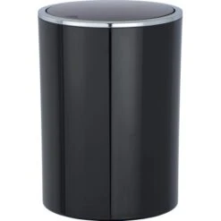 Wenko Schwing-Mülleimer Inca Schwarz