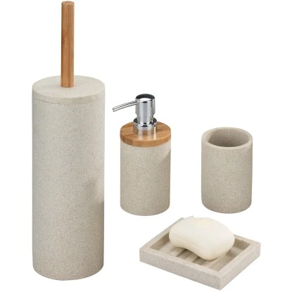 Wenko Zahnputzbecher Vico Beige 5 Wenko Zahnputzbecher Vico Beige – Bild 3