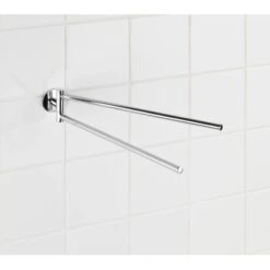 Wenko Handtuchhalter Cuba 2-armig Chrom -Wenko 22178100 sb ambiente de 02