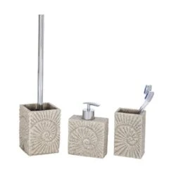 Wenko Zahnputzbecher Mod. Fossil Beige 10 Wenko Zahnputzbecher Mod. Fossil Beige -Wenko 22301 sb freisteller de 04