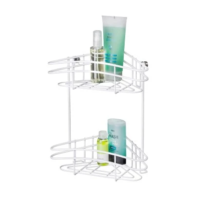 Wenko Eckregal Classic Plus 2 Etagen Weiß 5 Wenko Eckregal Classic Plus 2 Etagen Weiß – Bild 3