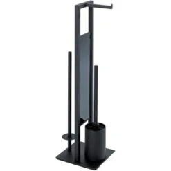 Wenko Stand WC-Garnitur Rivalta Schwarz 7 Wenko Stand WC-Garnitur Rivalta Schwarz -Wenko 23708100 4008838273098 02