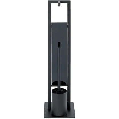 Wenko Stand WC-Garnitur Rivalta Schwarz 5 Wenko Stand WC-Garnitur Rivalta Schwarz – Bild 3