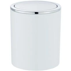 Wenko Mülleimer Mit Schwingdeckel Inca 2 L Weiß