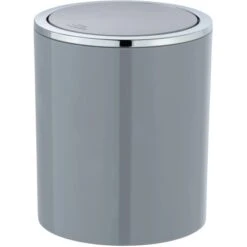 Wenko Mülleimer Mit Schwingdeckel Inca 2 L Grau