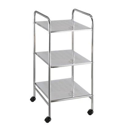 Wenko Badwagen Sando 3 Etagen Chrom 4 Wenko Badwagen Sando 3 Etagen Chrom – Bild 2