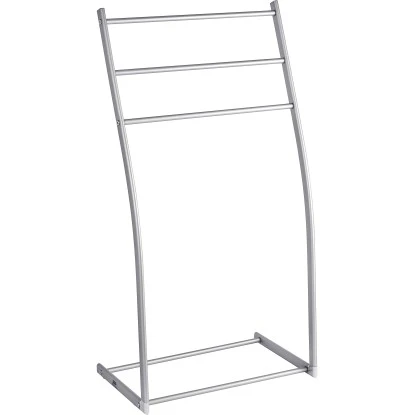 Wenko Handtuch- & Kleiderständer Almeria Silber 87,5 Cm X 43,5 Cm X 28 Cm 4 Wenko Handtuch- & Kleiderständer Almeria Silber 87,5 Cm X 43,5 Cm X 28 Cm – Bild 2