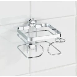 Wenko Haartrocknerhalter Premium Edelstahl 13,5 X 10 X 10 Cm Glänzend 8 Wenko Haartrocknerhalter Premium Edelstahl 13,5 X 10 X 10 Cm Glänzend -Wenko 38125113 sb ambiente de 02