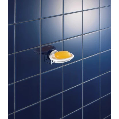 Wenko Vacuum-Loc Wand Seifenablage Milazzo Chrom-Weiß 6 Wenko Vacuum-Loc Wand Seifenablage Milazzo Chrom-Weiß – Bild 4