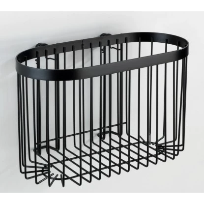 Wenko Wandablage Groß Classic Plus Black Stahl 26,5 X 16,5 X 14,5 Cm Schwarz 4 Wenko Wandablage Groß Classic Plus Black Stahl 26,5 X 16,5 X 14,5 Cm Schwarz – Bild 2