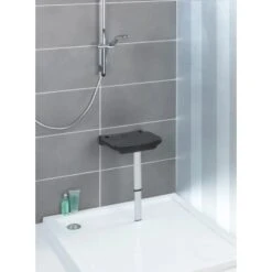 Wenko Duschklappsitz Secura Premium Anthrazit -Wenko 38243602 sb ambiente de 04