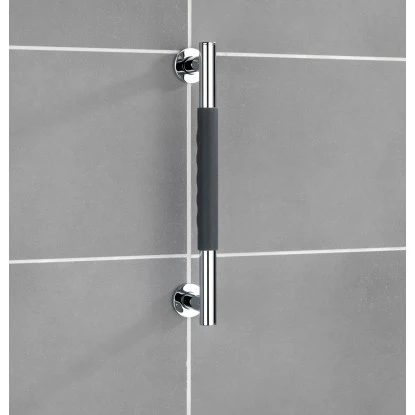 Wenko Wandhaltegriff 40,5 Cm Secura Schwarz 4 Wenko Wandhaltegriff 40,5 Cm Secura Schwarz – Bild 2