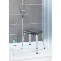 Wenko Duschhocker Secura Premium Anthrazit Höhenverstellbar -Wenko 38251133 sb ambiente de 04