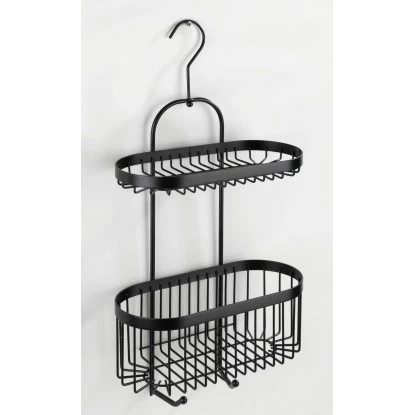 Wenko Bad-Caddy Classic Plus Black Stahl 26,5 X 47 X 12,5 Cm Schwarz 4 Wenko Bad-Caddy Classic Plus Black Stahl 26,5 X 47 X 12,5 Cm Schwarz – Bild 2