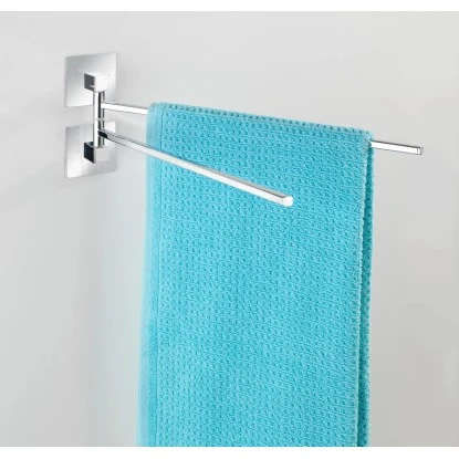 Wenko Turbo-Loc Edelstahl Handtuchhalte Quadro 6.5 X 14.5 X 40 Cm 5 Wenko Turbo-Loc Edelstahl Handtuchhalte Quadro 6.5 X 14.5 X 40 Cm – Bild 3