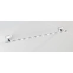 Wenko Turbo-Loc Edelstahl Badetuchstange Uno Quadro 64 X 6.5 X 7 Cm, Chrom