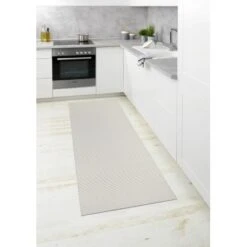 Wenko Badematte Beige 65 X 200 Cm Kunststoff