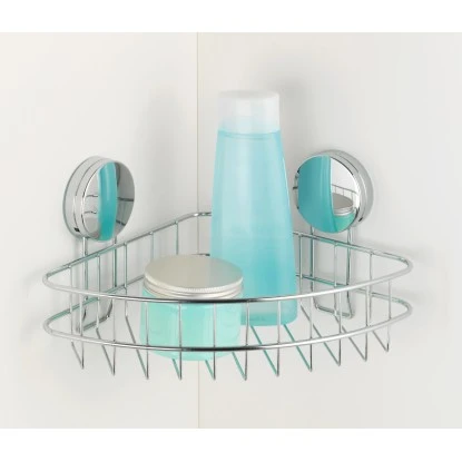 Wenko Eckablage Osimo Stahl 26,5 X 13.5 X 19 Cm Chrom 5 Wenko Eckablage Osimo Stahl 26,5 X 13.5 X 19 Cm Chrom – Bild 3