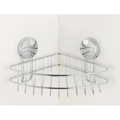 Wenko Eckablage Osimo Stahl 26,5 X 13.5 X 19 Cm Chrom 6 Wenko Eckablage Osimo Stahl 26,5 X 13.5 X 19 Cm Chrom – Bild 4