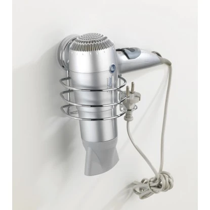 Wenko Haartrocknerhalter Static Loc Plus Stahl 14 X 13 X 11 Cm Chrom 3 Wenko Haartrocknerhalter Static Loc Plus Stahl 14 X 13 X 11 Cm Chrom