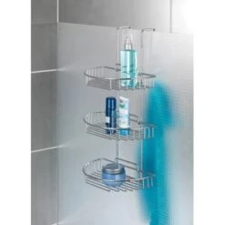 Wenko Badregal Zum Hängen Mit 3 Ablagen Chrom -Wenko 3850567 1068 3318810100 4