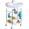 Wenko Waschbecken-Unterregal Chrom 2 Wenko Waschbecken-Unterregal Chrom -Wenko 3850609 1068 7385100 0