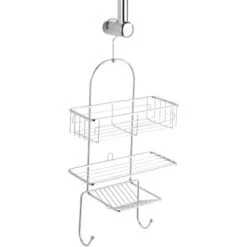 Wenko Duschdiener Ragusa Mit 3 Ablagen Edelstahl