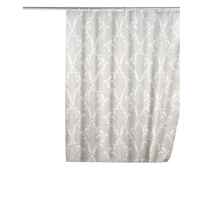 Wenko Anti-Schimmel Duschvorhang Baroque 180 Cm X 200 CmBeige 3 Wenko Anti-Schimmel Duschvorhang Baroque 180 Cm X 200 CmBeige