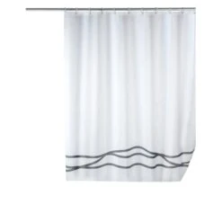 Wenko Anti-Schimmel Duschvorhang Noa 180 Cm X 200 Cm Weiß