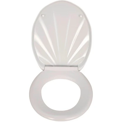 Wenko Premium WC-Sitz Muschel Mit Absenkautomatik Weiß 4 Wenko Premium WC-Sitz Muschel Mit Absenkautomatik Weiß – Bild 2