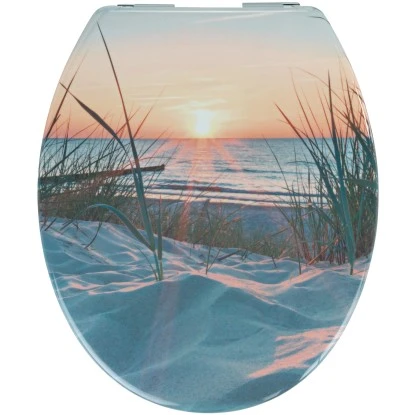 Wenko WC-Sitz Sunset Aus Duroplast Mit Absenkautomatik 3 Wenko WC-Sitz Sunset Aus Duroplast Mit Absenkautomatik