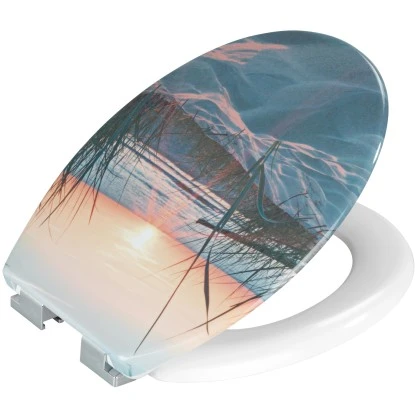 Wenko WC-Sitz Sunset Aus Duroplast Mit Absenkautomatik 5 Wenko WC-Sitz Sunset Aus Duroplast Mit Absenkautomatik – Bild 3