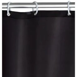 Wenko Anti-Schimmel Duschvorhang Uni Polyester 180 Cm X 200 Cm Schwarz 14 Wenko Anti-Schimmel Duschvorhang Uni Polyester 180 Cm X 200 Cm Schwarz -Wenko 4008838120545 1068 06
