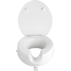 Wenko WC-Sitzerhöhung Secura Premium Mit Easy-Close Absenkautomatik Weiß