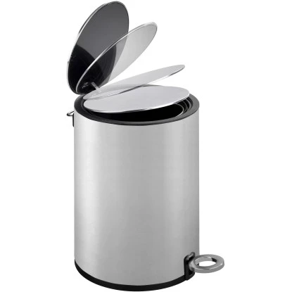 Wenko Kosmetikeimer Monza Easy Close 3 Liter Edelstahl Matt 4 Wenko Kosmetikeimer Monza Easy Close 3 Liter Edelstahl Matt – Bild 2