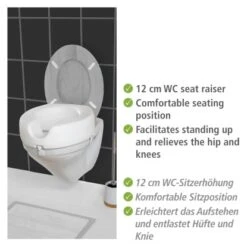 Wenko WC-Sitzerhöhung Secura 150 Kg Tragkraft Weiß 14 Wenko WC-Sitzerhöhung Secura 150 Kg Tragkraft Weiß -Wenko 4008838179505 1068 AI 03