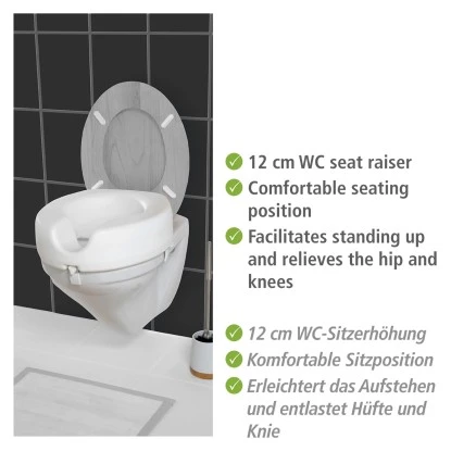 Wenko WC-Sitzerhöhung Secura 150 Kg Tragkraft Weiß 8 Wenko WC-Sitzerhöhung Secura 150 Kg Tragkraft Weiß – Bild 6
