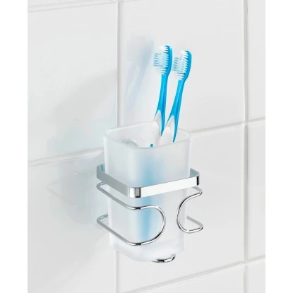 Wenko Zahnputzbecher Premium Edelstahl Glänzend 4 Wenko Zahnputzbecher Premium Edelstahl Glänzend – Bild 2