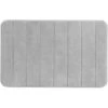 Wenko Badteppich Memory Foam Streifen 50 Cm X 80 Cm Hellgrau 2 Wenko Badteppich Memory Foam Streifen 50 Cm X 80 Cm Hellgrau -Wenko 4008838217986 1068 01