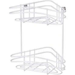 Wenko Eckregal Classic Plus 2 Etagen Weiß 10 Wenko Eckregal Classic Plus 2 Etagen Weiß -Wenko 4008838222829 1068 01