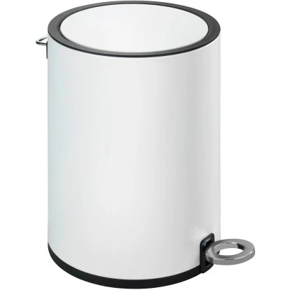 Wenko Kosmetikeimer Monza Easy Close 3 Liter Weiß Matt 3 Wenko Kosmetikeimer Monza Easy Close 3 Liter Weiß Matt