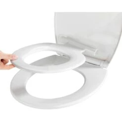 Wenko WC-Sitz Syros Family Thermoplast Mit Absenkautomatik Weiß 17 Wenko WC-Sitz Syros Family Thermoplast Mit Absenkautomatik Weiß -Wenko 4008838230985 1068 06