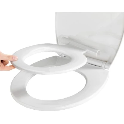 Wenko WC-Sitz Syros Family Thermoplast Mit Absenkautomatik Weiß 8 Wenko WC-Sitz Syros Family Thermoplast Mit Absenkautomatik Weiß – Bild 6