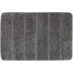 Wenko Badteppich Steps 60 Cm X 90 Cm Mikrofaser Grau