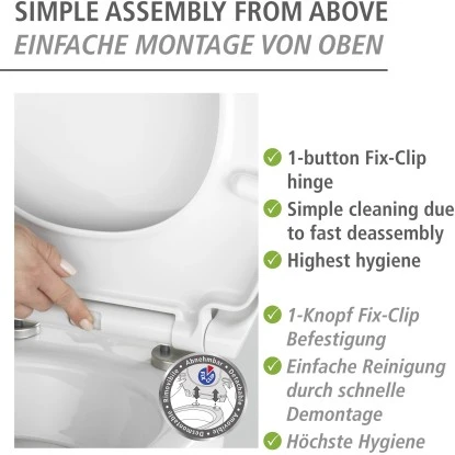 Wenko Premium WC-Sitz Canyon Aus Duroplast Mit Absenkautomatik 5 Wenko Premium WC-Sitz Canyon Aus Duroplast Mit Absenkautomatik – Bild 3