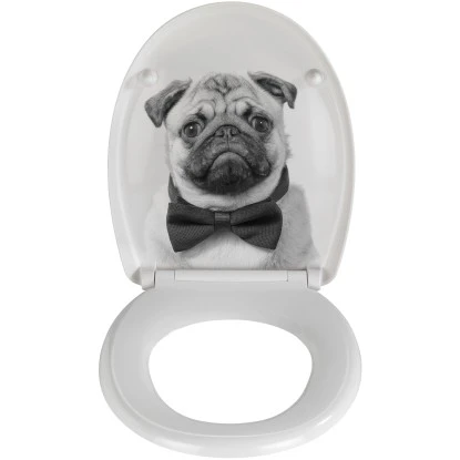 Wenko Premium WC-Sitz Pugy Duroplast Mit Absenkautomatik Mehrfarbig 4 Wenko Premium WC-Sitz Pugy Duroplast Mit Absenkautomatik Mehrfarbig – Bild 2