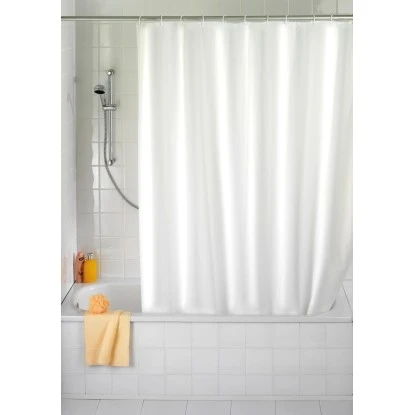 Wenko Duschvorhang Aus PEVA Uni Weiß 240 Cm X 180 Cm 4 Wenko Duschvorhang Aus PEVA Uni Weiß 240 Cm X 180 Cm – Bild 2