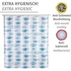 Wenko Anti-Schimmel Duschvorhang Aquamarin Polyester 180 Cm X 200 Cm -Wenko 4008838273777 1068 04