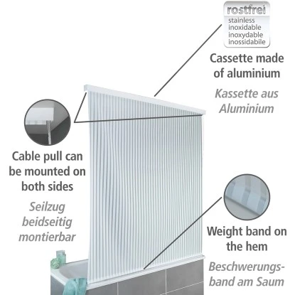 Wenko Duschrollo 128 Cm X 240 Cm 4 Wenko Duschrollo 128 Cm X 240 Cm – Bild 2
